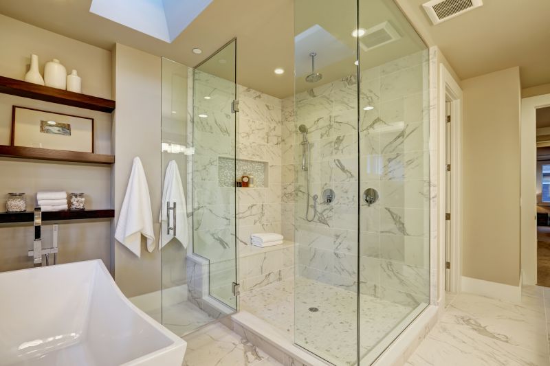 Wide Glass Shower